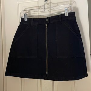 Black madewell miniskirt